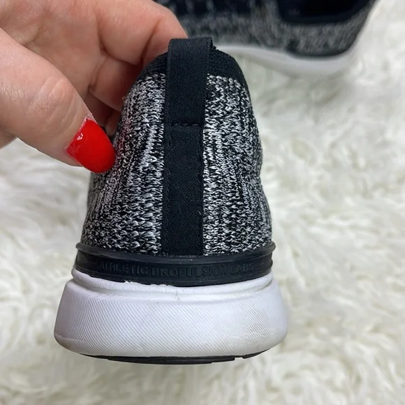 APL Black and White Knit Sneakers